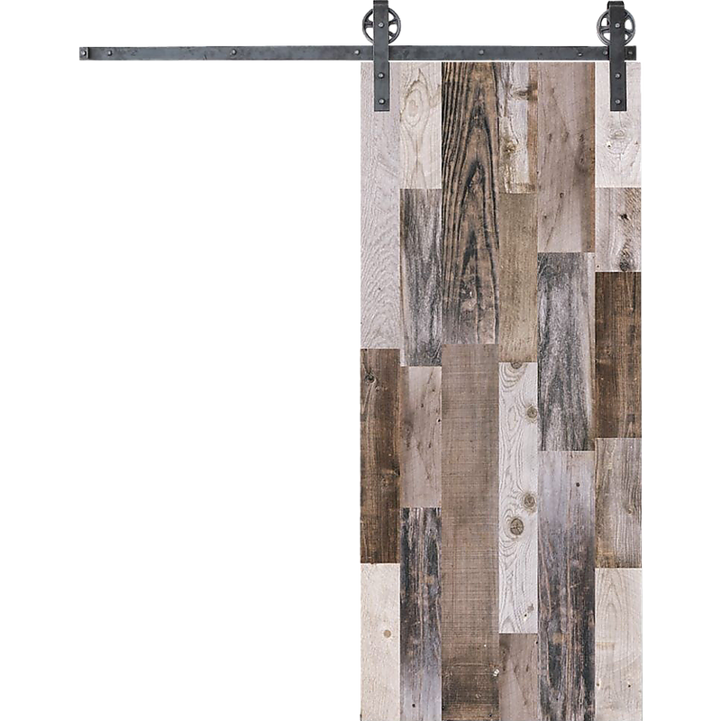 2M Big Spoke Wheel Sliding Barn Door Hardware