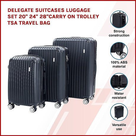 Delegate Suitcases Luggage Set 20