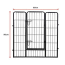 8 Panel Heavy Duty Pet Dog Playpen Puppy Exercise Fence Enclosure Cage