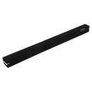 2.4m (8FT) Gymnastics Folding Balance Beam Black Synthetic Suede