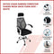 Office Chair Gaming Computer Chairs Mesh Back Foam Seat - White