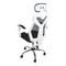 Office Chair Gaming Computer Chairs Mesh Back Foam Seat - White