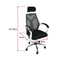 Office Chair Gaming Computer Chairs Mesh Back Foam Seat - White