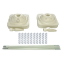 3x4m Full Set Balloon Arch Column Kit Floor Base Stand For Wedding & Party