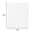 5 pack of 50x60cm Artist Blank Stretched Canvas Canvases Art Large White Range Oil Acrylic Wood