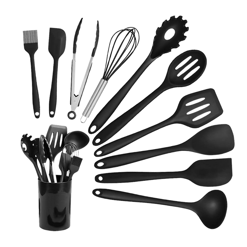 11pcs Kitchen Utensil Set Silicone Heat-Resistant Non-Stick Kitchen Utensils kit