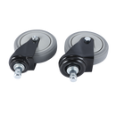 5x Office Chair Caster Wheels Set Heavy Duty & Safe for All Floors w/Universal Fit