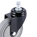 5x Office Chair Caster Wheels Set Heavy Duty & Safe for All Floors w/Universal Fit