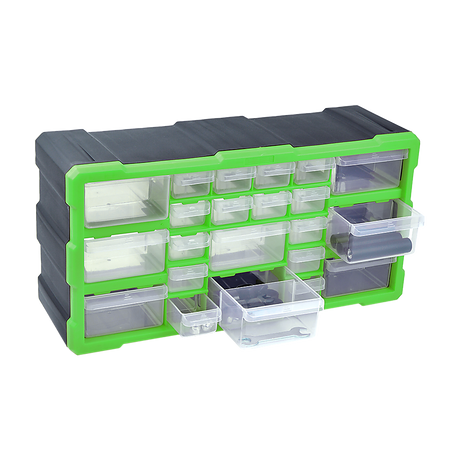 22 Multi Drawer Parts Storage Cabinet Unit Organiser Home Garage Tool Box