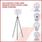 Mid-Century Floor Lamp Modern Tripod Decor Living Room Standing
