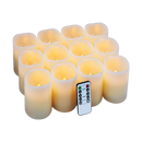 Flameless Candles LED Candles Set of 12 Battery Flickering Bulb with Remote