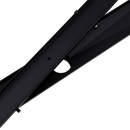 800mm Tile Insert Shower Bathroom Black Grate Drain w/Centre outlet Floor Waste