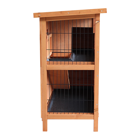 Large Rabbit Hutch with BASE Chicken Coop 2 Storey Guinea Pig Pet Cage House