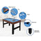 4FT 3-in-1 Games Football Soccer Hockey Pool Table Table