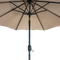 9FT Patio Umbrella Outdoor Garden Table Umbrella with 8 Sturdy Ribs