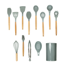 11x Kitchen Utensils for Cooking Baking Silicone Set