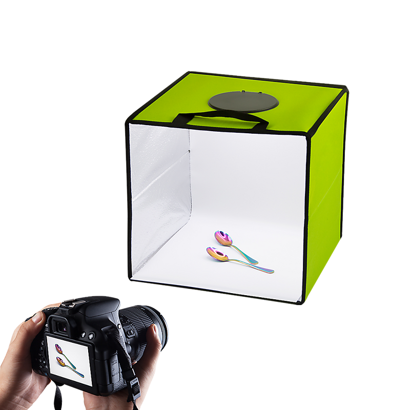 12'' LED Light Room Photo Studio Photography Lighting Tent Kit Backdrop Cube Box