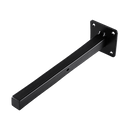 20cm Floating Shelf Brackets Industrial Metal Shelving Supports 4-Pack