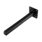 20cm Floating Shelf Brackets Industrial Metal Shelving Supports 4-Pack