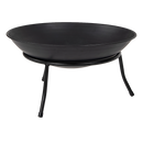 Cast Iron Fire Bowl Traditional Log Fire Pit Outdoor Heating Camp Site Barbecue