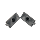 100 Composite Decking Hidden Fixing Fasteners Plastic T Clips & Screws