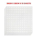 Tiles 3D Peel and Stick Wall Tile Stereoscopic Crystal White 10 Sheets