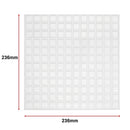Tiles 3D Peel and Stick Wall Tile Stereoscopic Crystal White 10 Sheets