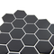 Tiles 3D Peel and Stick Wall Tile Hexagonal Mosaic Black 10 Sheets
