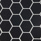 Tiles 3D Peel and Stick Wall Tile Hexagonal Mosaic Black 10 Sheets