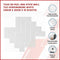 Tiles 3D Peel and Stick Wall Tile Herringbone White 10 Sheets
