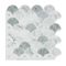 Tiles 3D Peel and Stick Wall Tile Fish Scale Mosaic 10 Sheets
