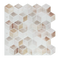 Tiles 3D Peel and Stick Wall Tile Shell Mosaic 10 Sheets