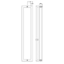 Entrance Door Pull Handle Matte Black 1500mm