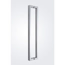 Entrance Door Pull Handle Brushed satin 800mm