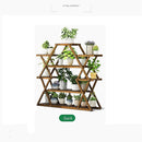 Bamboo Multilayer Flower Plant Bonsai Rack Shelf Stand Porch Lawn Patio