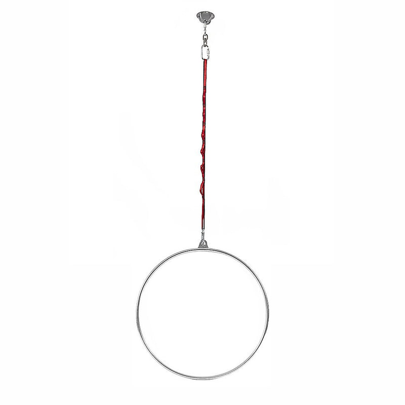 Aerial Yoga Hoop 90CM Lyra Hoop Circus Single Point Aerial Ring Set