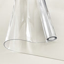 PVC Tablecloth Protector 107X213.4CM Clear Plastic Table Cloth Cover Transparent