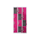 12-Door Locker for Office Gym Shed School Home Storage - 4-Digit Combination Lock