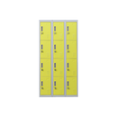 12-Door Locker for Office Gym Shed School Home Storage - Padlock-operated