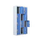 12-Door Locker for Office Gym Shed School Home Storage - 4-Digit Combination Lock