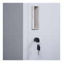 12-Door Locker for Office Gym Shed School Home Storage - Standard Lock with Keys