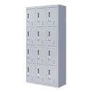 12-Door Locker for Office Gym Shed School Home Storage - 3-Digit Combination Lock