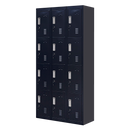 12-Door Locker for Office Gym Shed School Home Storage - Standard Lock with Keys