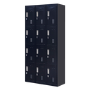 12-Door Locker for Office Gym Shed School Home Storage - Padlock-operated