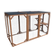 180cm Large Cat Enclosure Wooden Outdoor Cage with 3 Platforms
