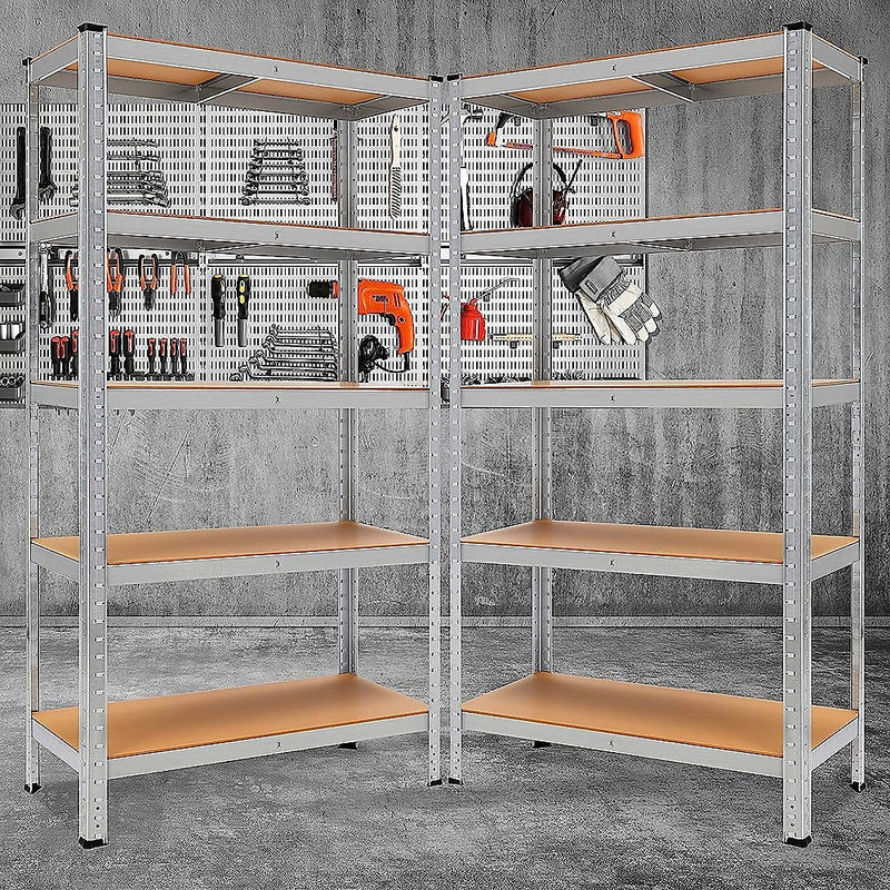 2x1.8M Garage Shelving Warehouse Rack Storage Shelves Pallet Racking