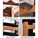 Bamboo Stackable Modular Freestanding Countertop Wine Shelf Rack