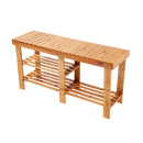 Bamboo Shoe Rack Wooden Bench Storage Organiser Cabinet Holder Stool
