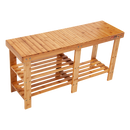 Bamboo Shoe Rack Wooden Bench Storage Organiser Cabinet Holder Stool