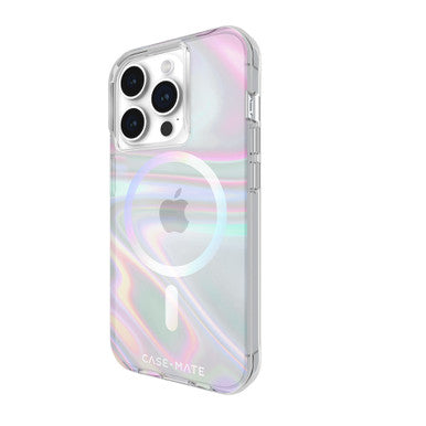Case-Mate Soap Bubble MagSafe Case - For iPhone 15 Pro - Iridescent